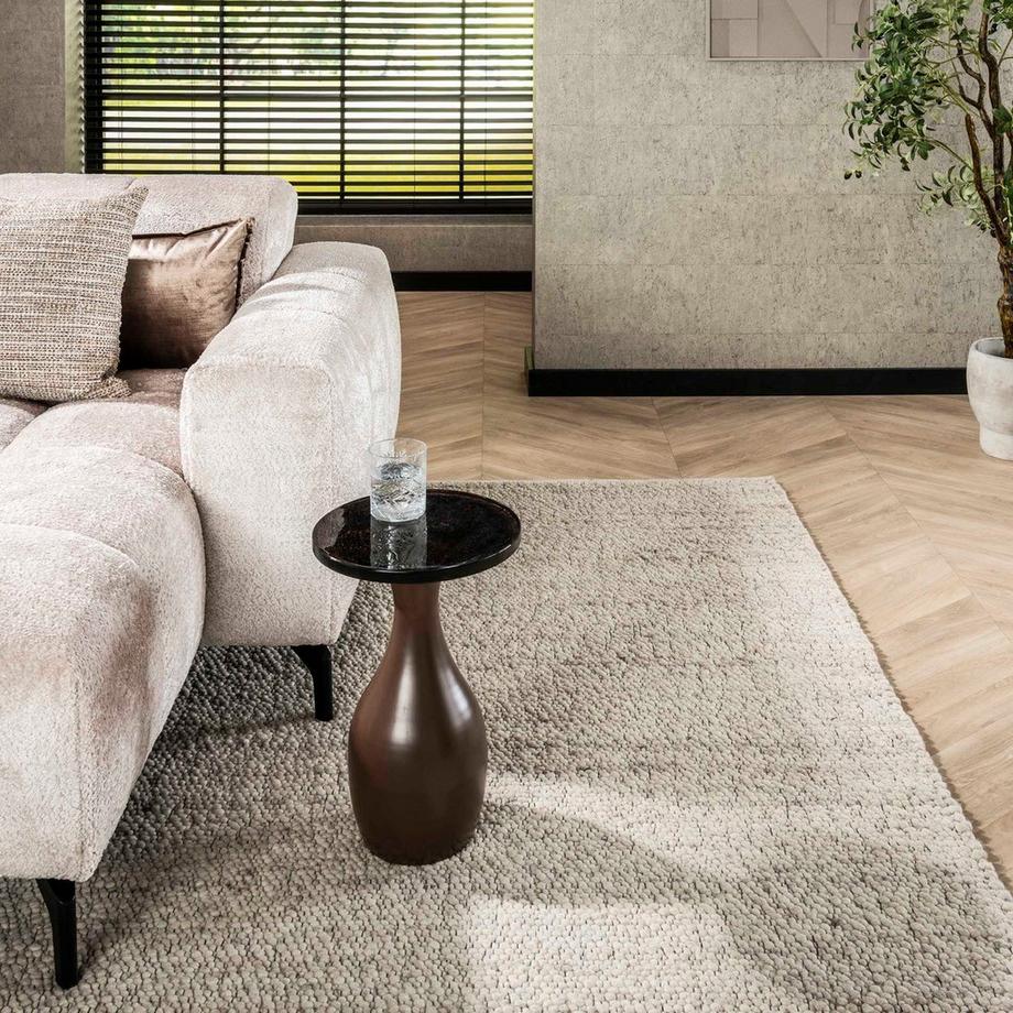 mutoni Tavolino Eclipse Drop rame antico S  