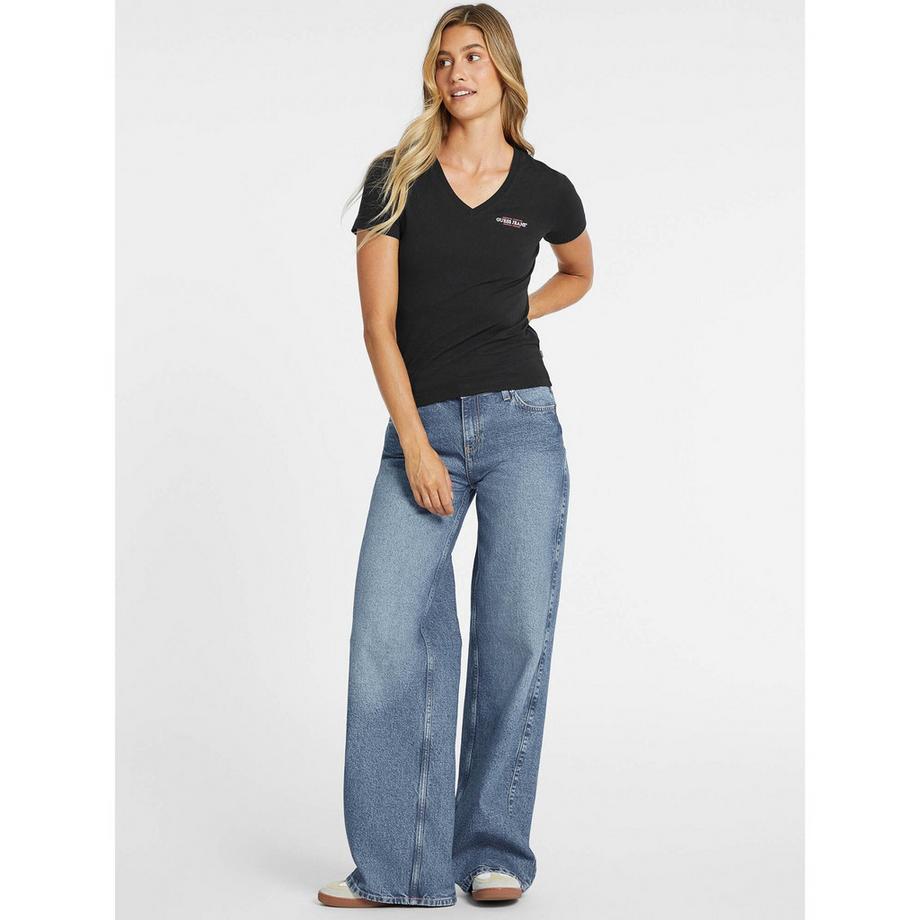 GUESS American Slim Fit Collo V T-Shirt  