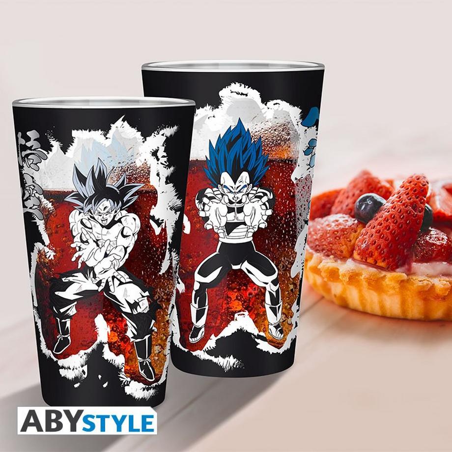Abystyle Dragon Ball Super Large Glass 400ml: Goku/Vegeta  