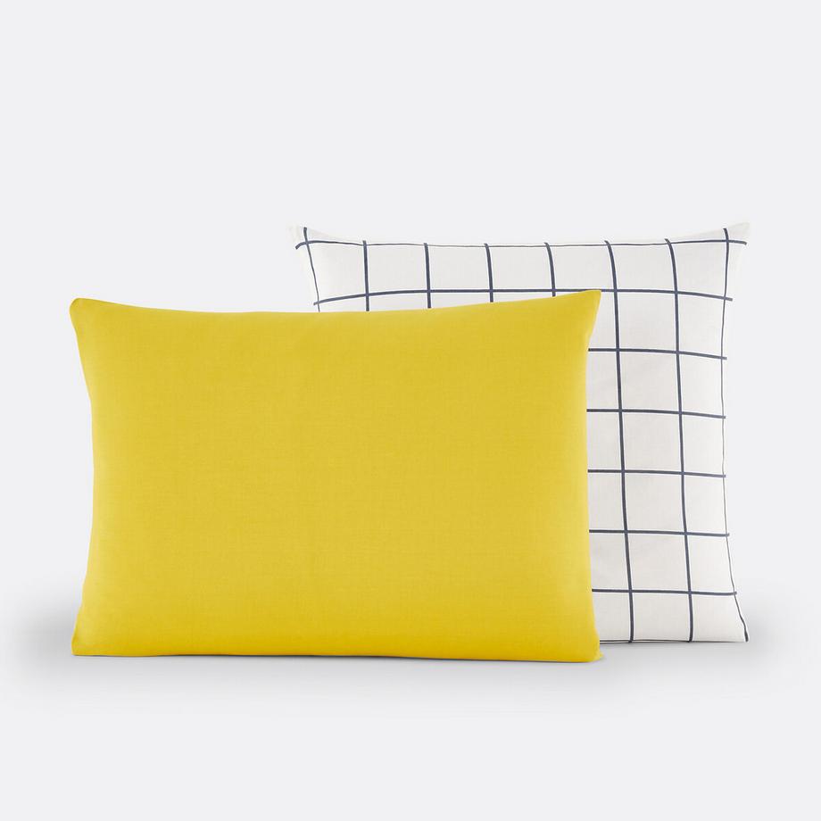 La Redoute Intérieurs Marvin Taie d'oreiller motif à carreaux  