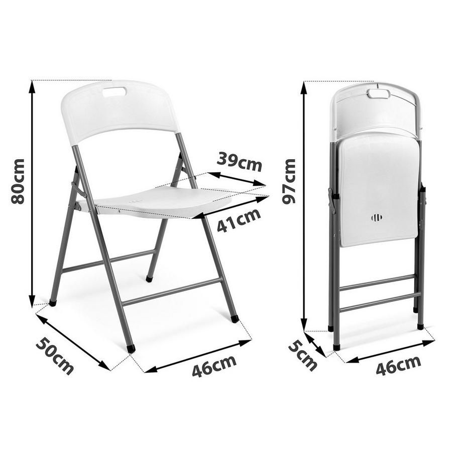 B2X Klappbare Gastronomie-Gartenstühle Sofotel PL-404 2er-Set  