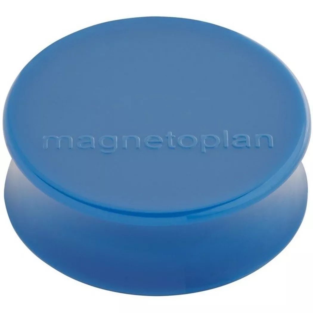 magnetoplan -  Magnet Ergo Large 10 Stk. 1665014 dunkelblau 34mm
