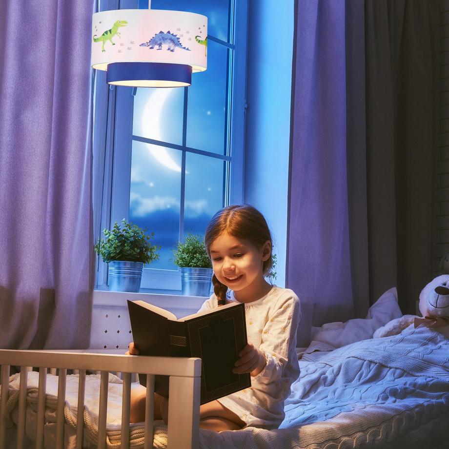 B2X Lampe de chambre d'enfant dinosaures  