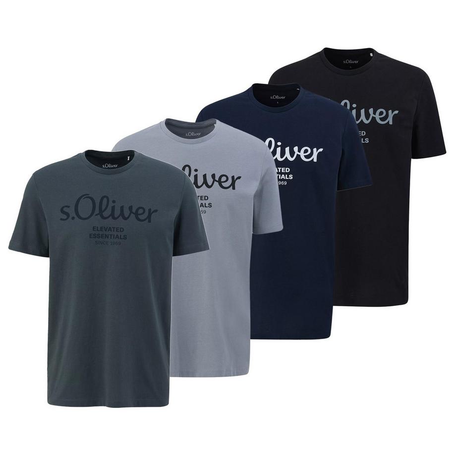 T-shirt  Pack de 4 Confortable à porter-Logo T-Shirt