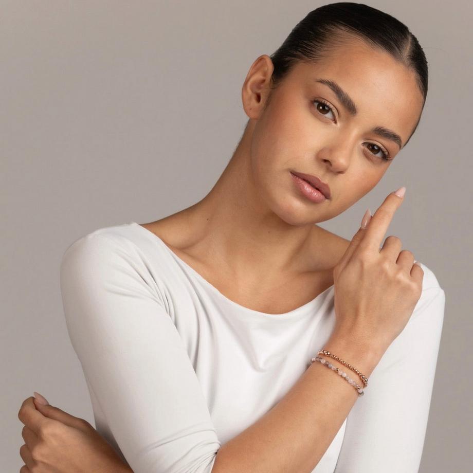Balibay  Belinda  Armband mit Rosenquarz und Achat 