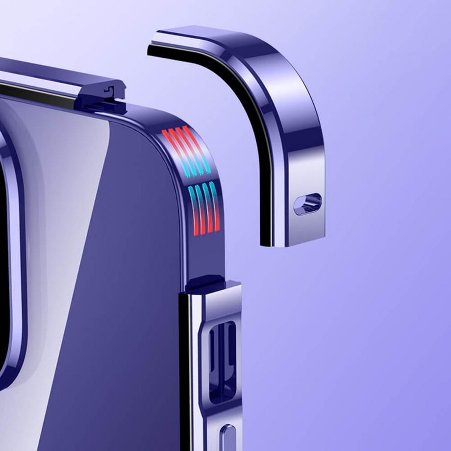 Cover-Discount  iPhone 14 Plus - Magnetische Schutzhülle Mit Panzerglas 