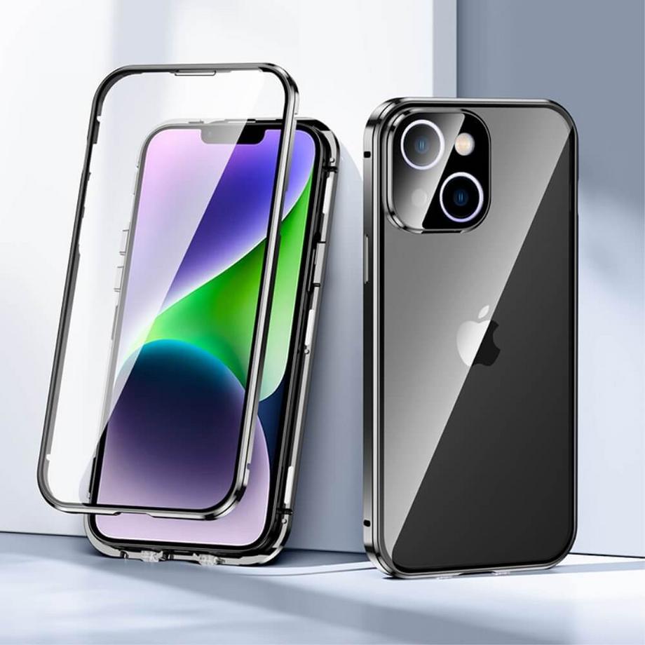 Cover-Discount  iPhone 14 Plus - Magnetische Schutzhülle Mit Panzerglas 