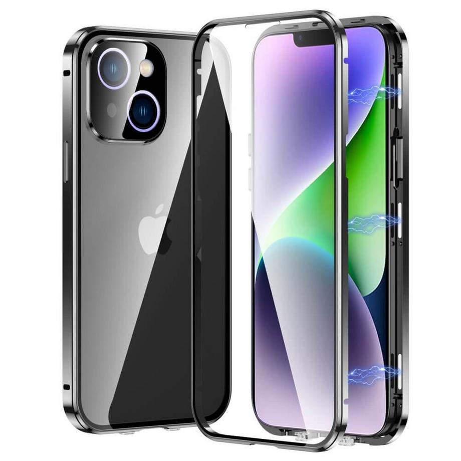 iPhone 14 Plus - Magnetische Schutzhülle Mit Panzerglas