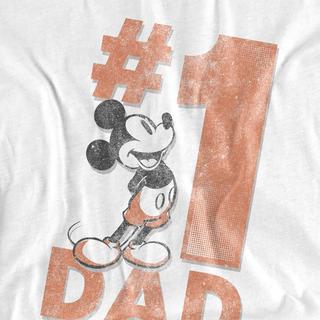Disney Mickey Mouse Number 1 Dad Langarm T-Shirt  
