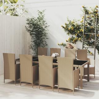 VidaXL Gartengarnitur poly-rattan  