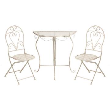 Ensemble pour bistro en Métal Rétro FOLELLI