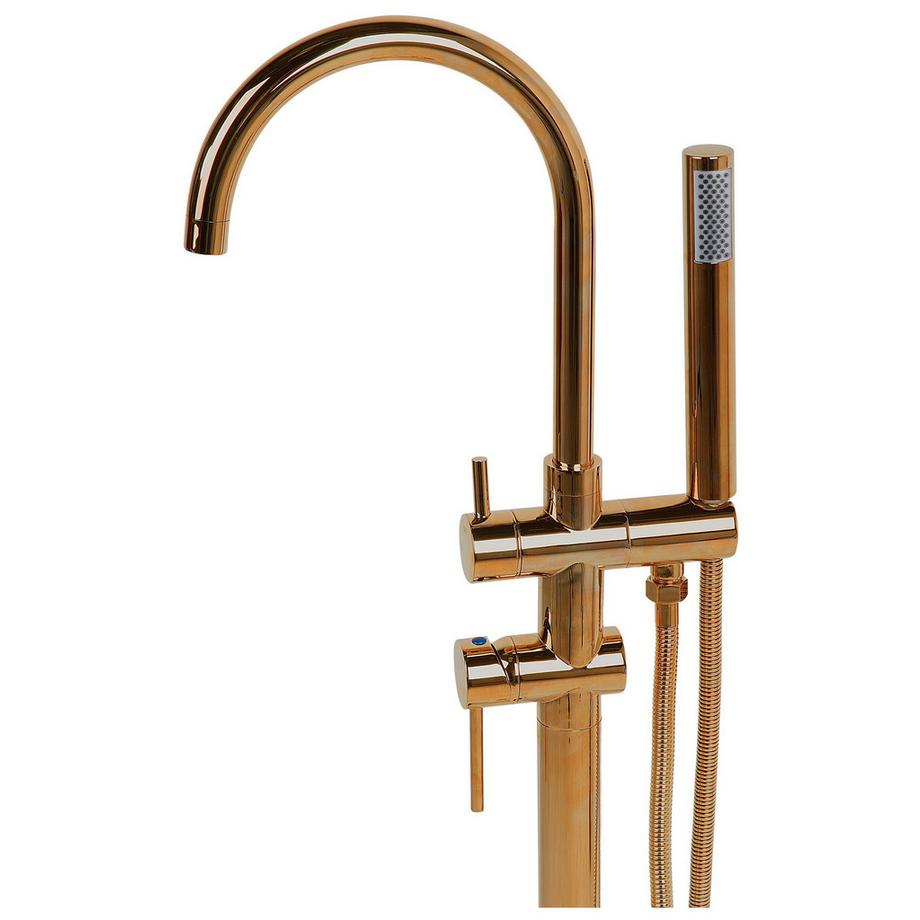 Beliani Rubinetteria per vasca da bagno freestanding en Ottone Industriale TUGELA  