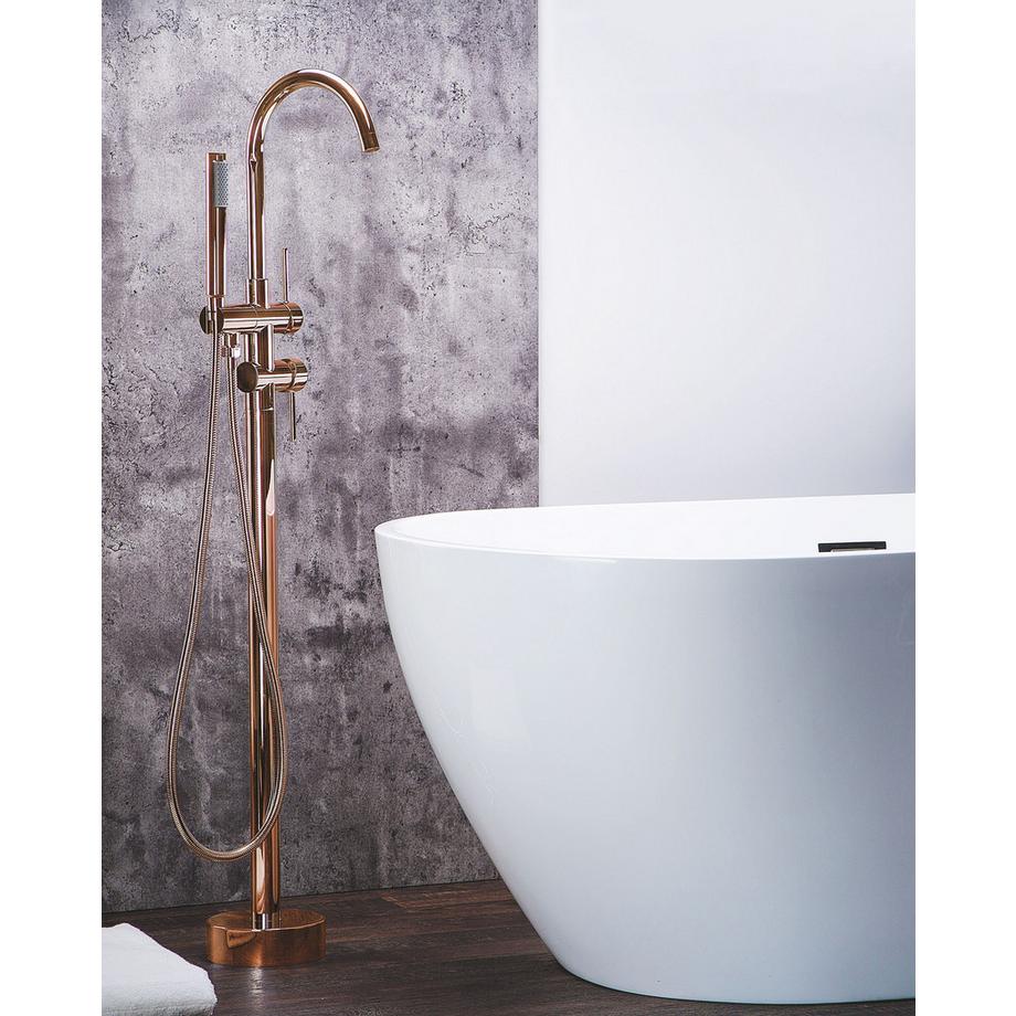 Beliani Rubinetteria per vasca da bagno freestanding en Ottone Industriale TUGELA  