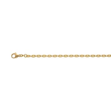 Collier forçat de bateau or jaune 750, 4.5mm, 45cm