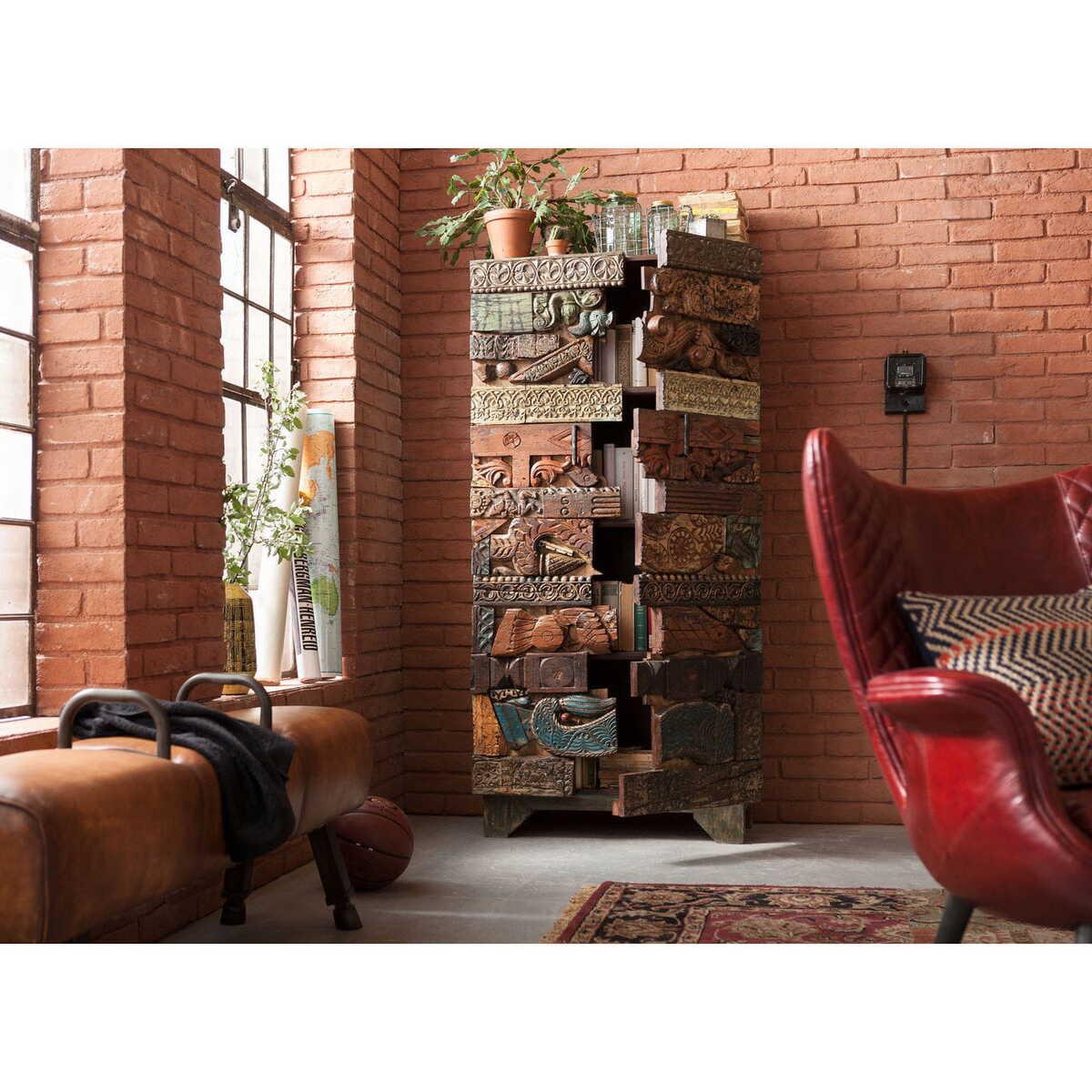 KARE Design Armoire Shanti Surprise Puzzle 2 portes  