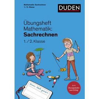 Übungsheft Mathematik - Sachrechnen 1./2. Klasse Wagner, Kim; Leuchtenberg, Stefan (Illustrationen) Gebundene Ausgabe 