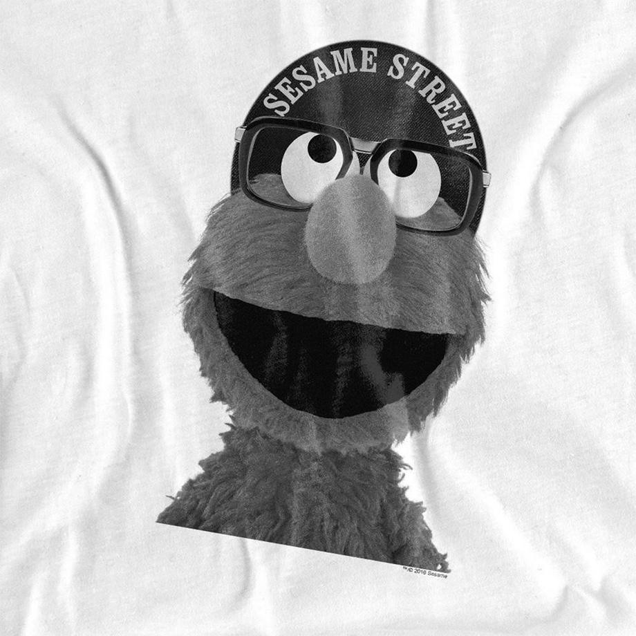 Sesame Street Maglietta Manica Lunga con Stampa Elmo  