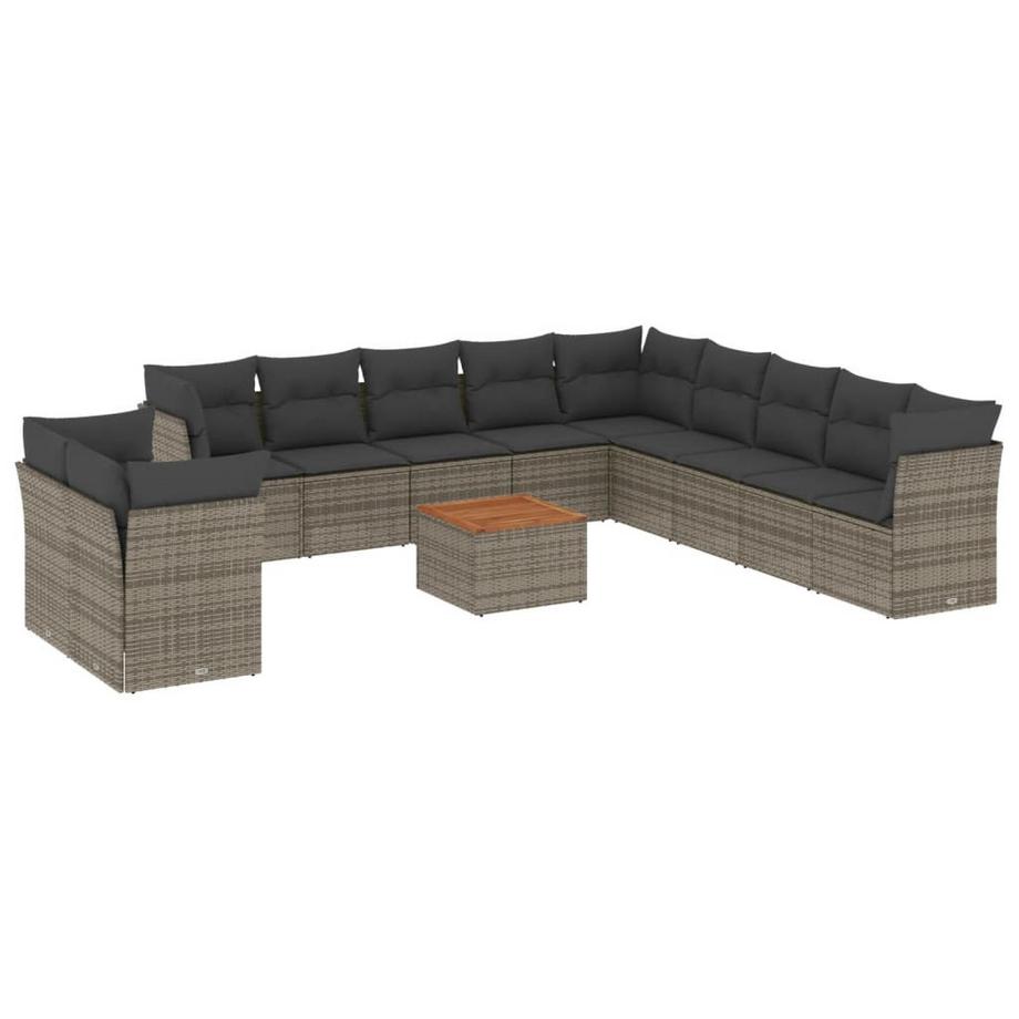 set divano da giardino Polirattan