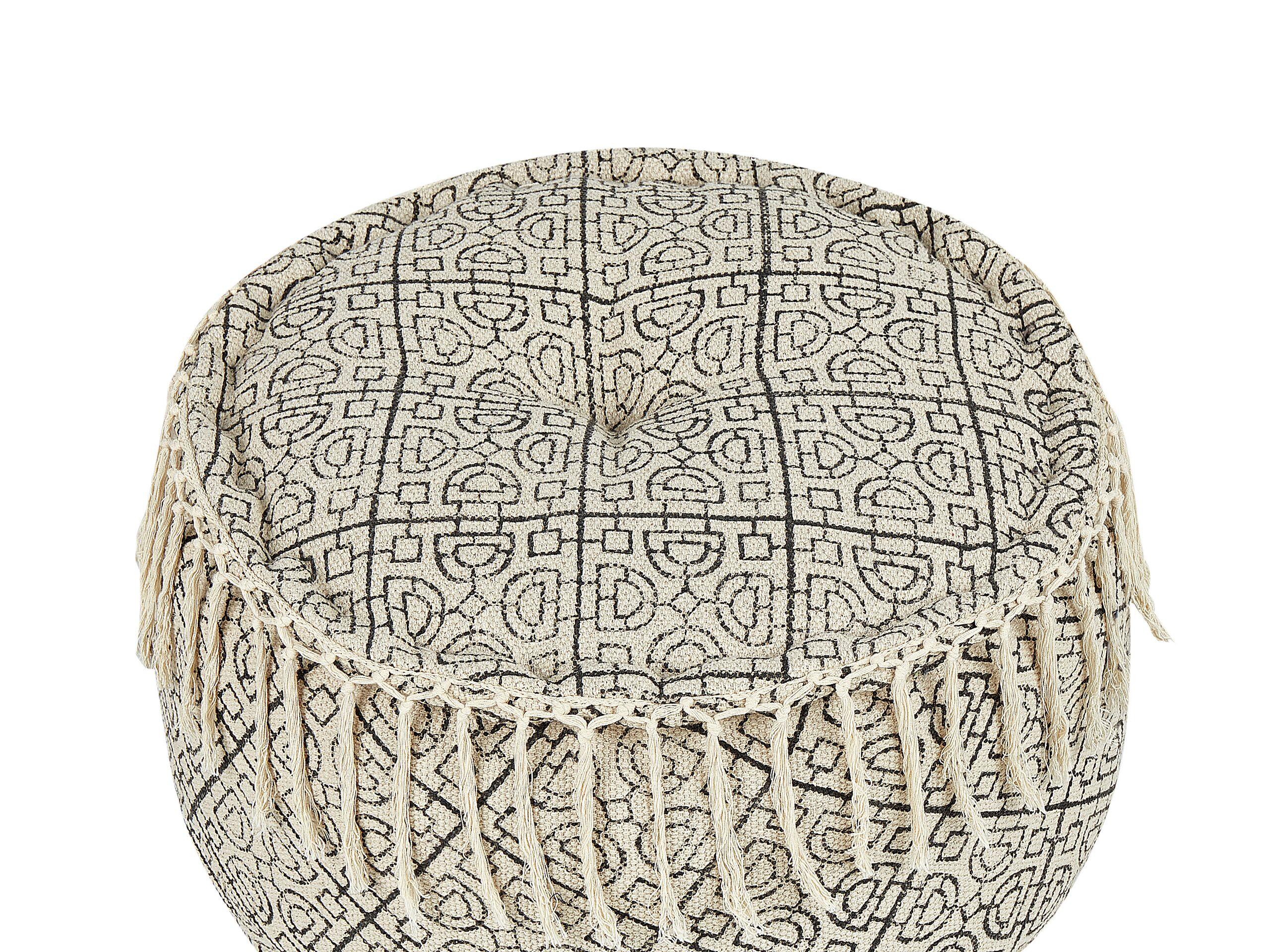 Beliani Pouf en Cotone Boho SONATI  