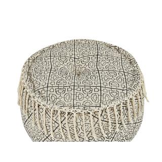 Beliani Pouf en Cotone Boho SONATI  