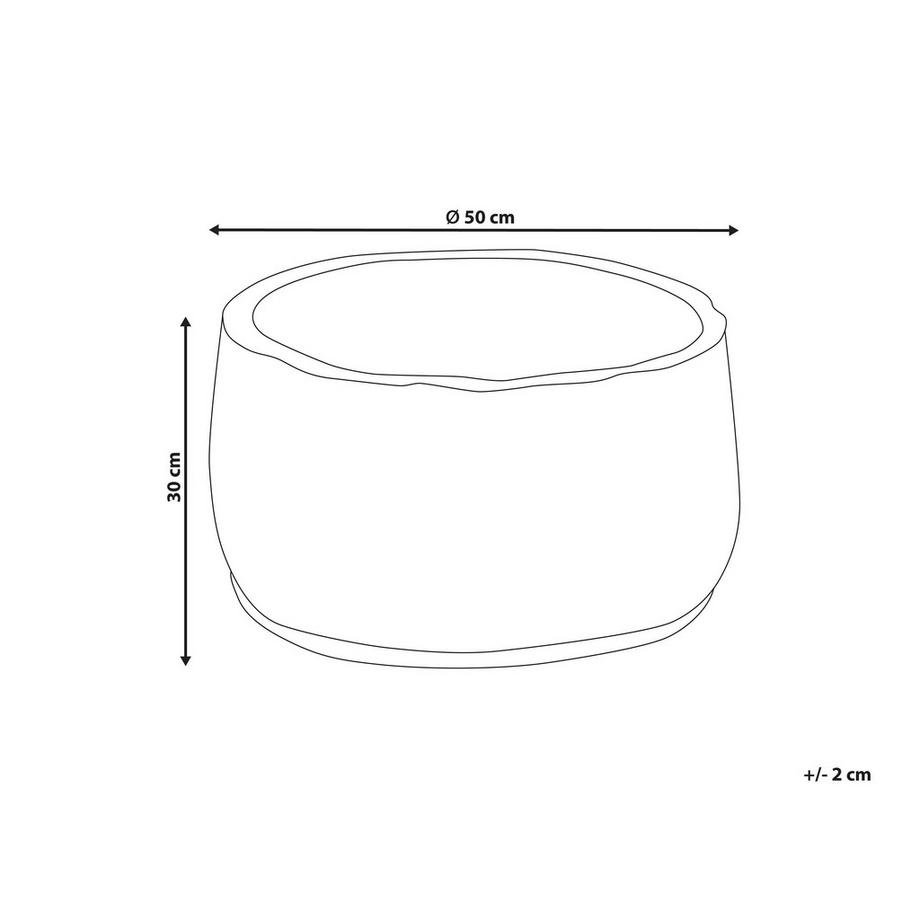 Beliani Pouf en Coton Boho SONATI  