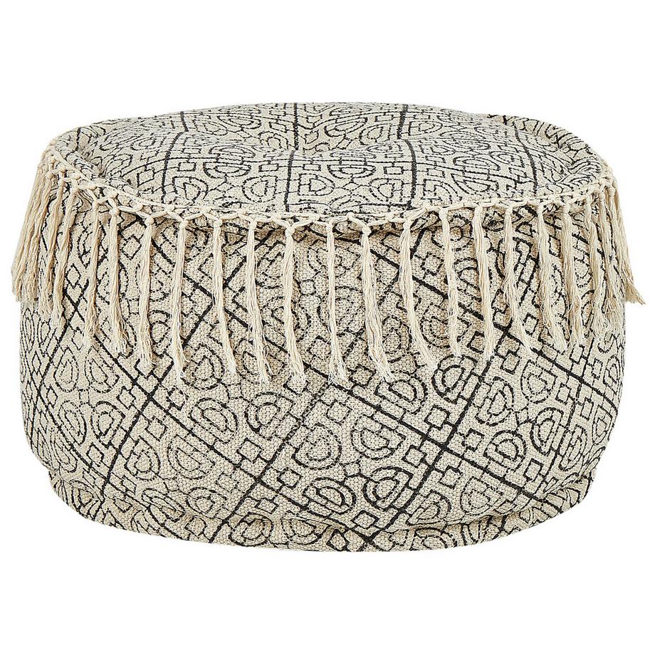 Beliani Pouf en Coton Boho SONATI  