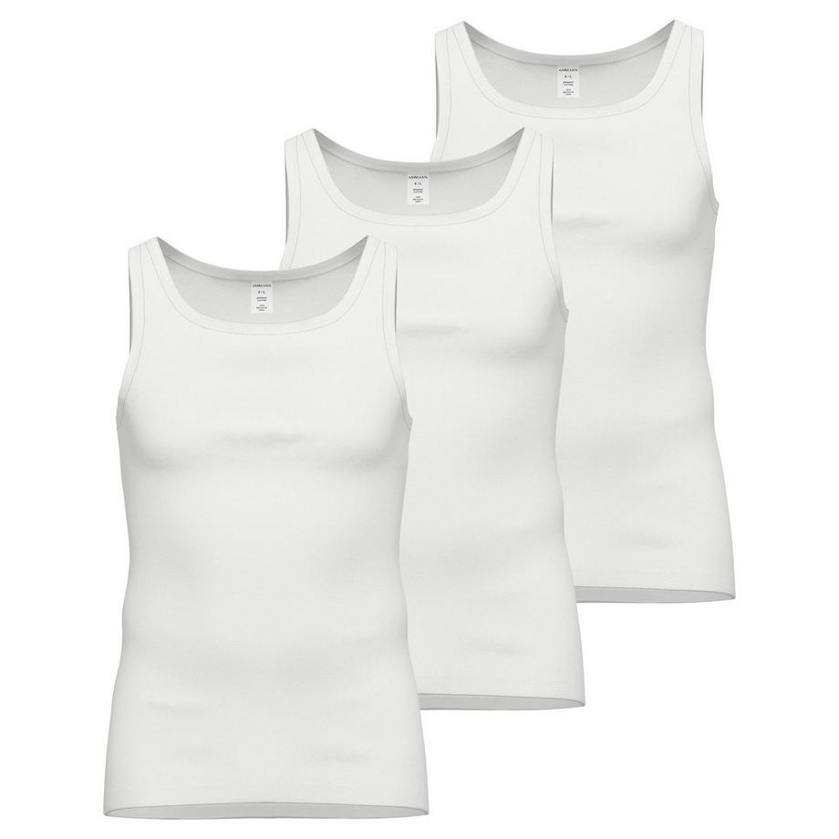 Gilet Uomini Confezione da 3 Vestibilità confortevole-Feinripp Unterhemd 3P