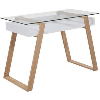 mutoni Bureau 110x55x75cm naturel-blanc  