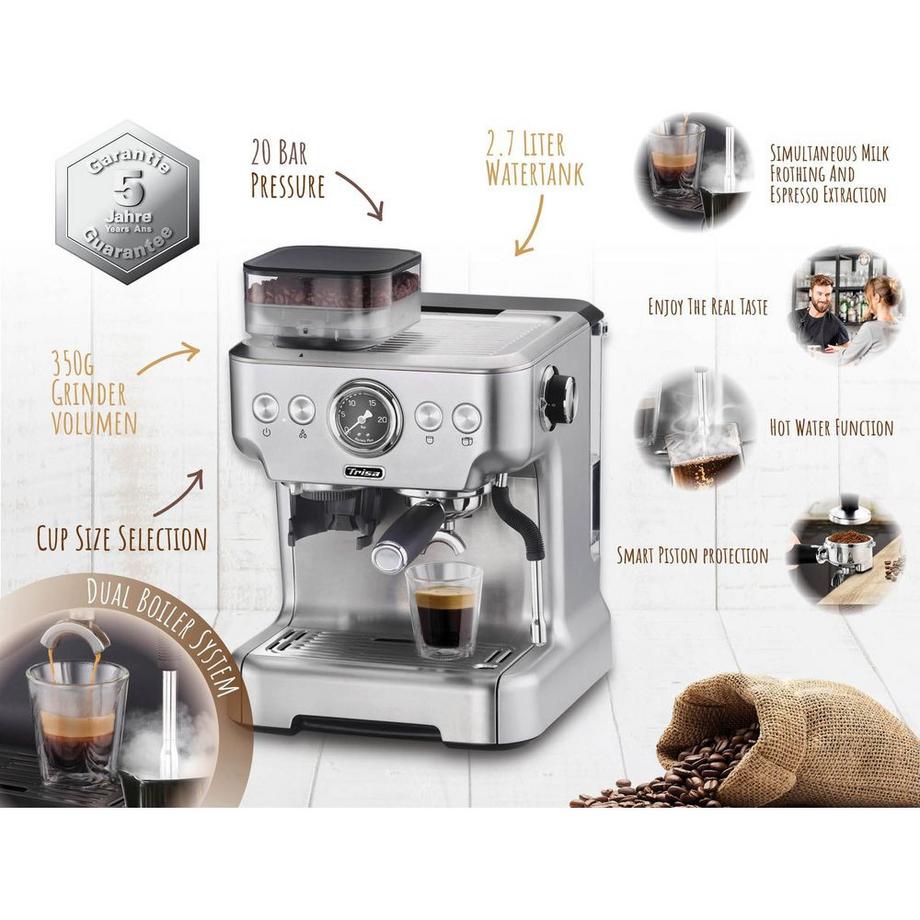 Trisa Trisa Barista Plus Macchina per espresso 2,7 L  