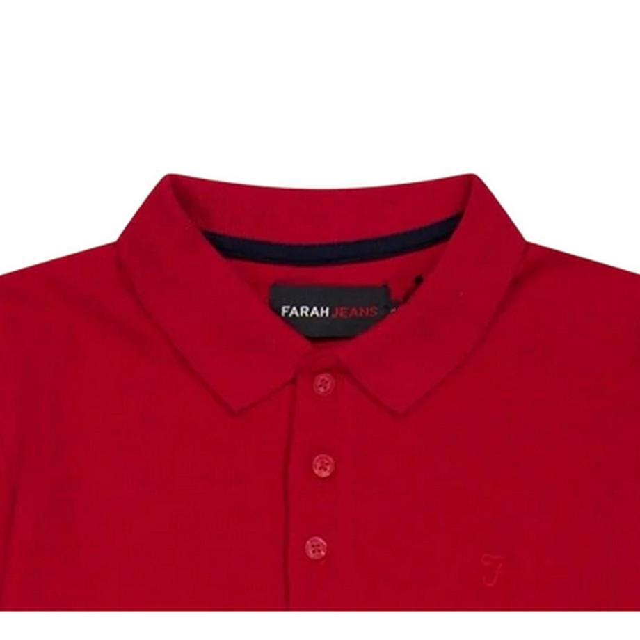 FARAH  Polo Manches Courtes Motiftyle Brodé Bugsworth 