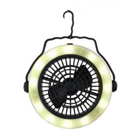 GRUNDIG Lampe de camping avec ventilateur - Alimenté par batterie - LED  