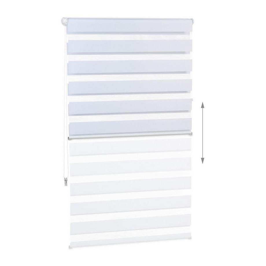 B2X  Doppelrollo Klemmfix ohne Bohren in Weiß 