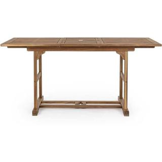 mutoni Table à rallonge de jardin Noemi 120-160x70  