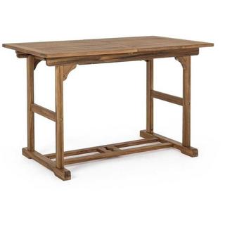 mutoni Table à rallonge de jardin Noemi 120-160x70  