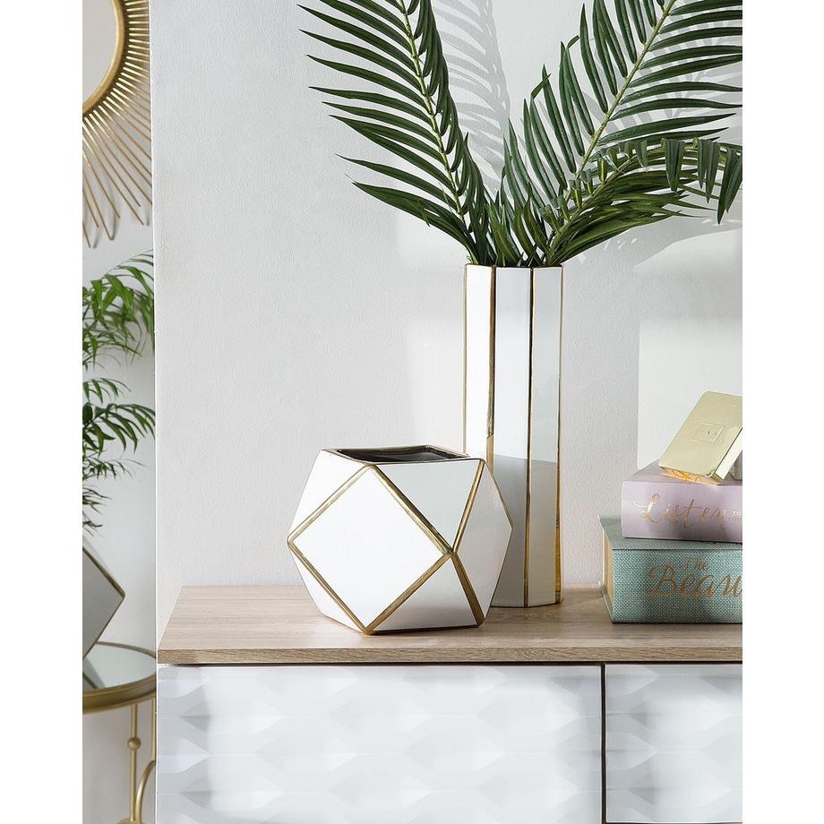 Beliani Vase à fleurs en Céramique Moderne ESTELLA  