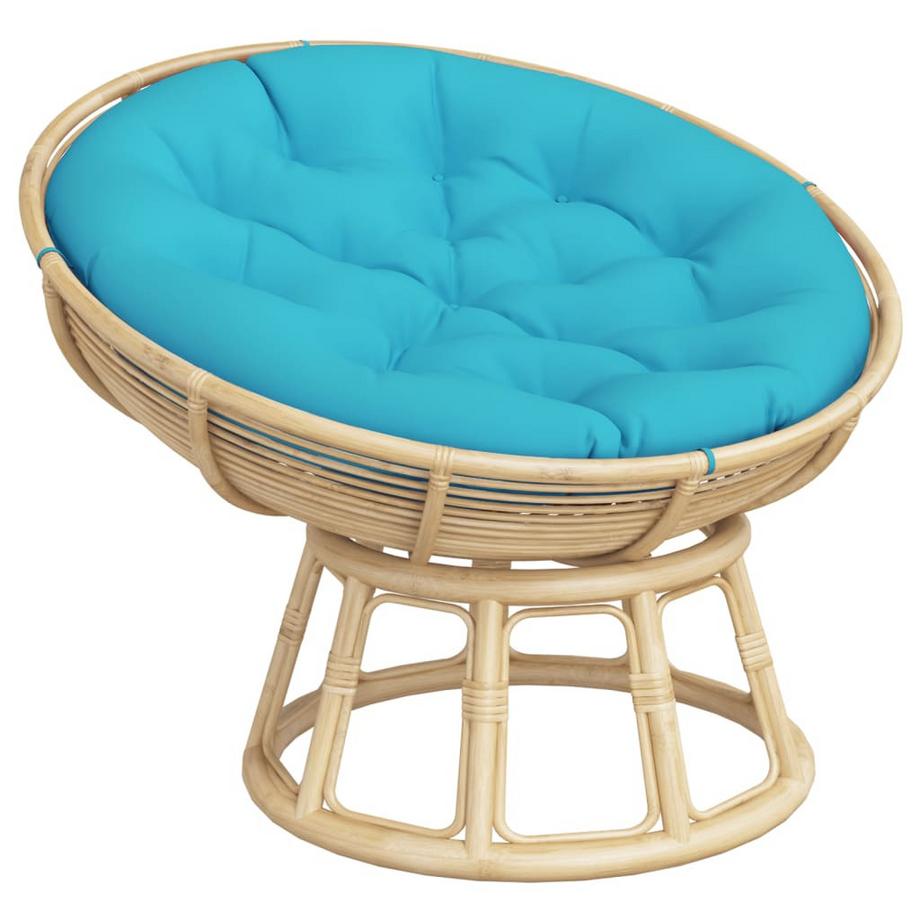 VidaXL Coussin rond tissu  