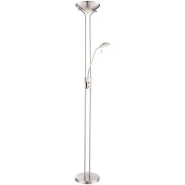 Lampadaire Leonas nickel mat