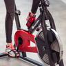 Tectake  Indoor-Cycling Bike mit stufenlosem Widerstand und Bordcomputer Schwarz