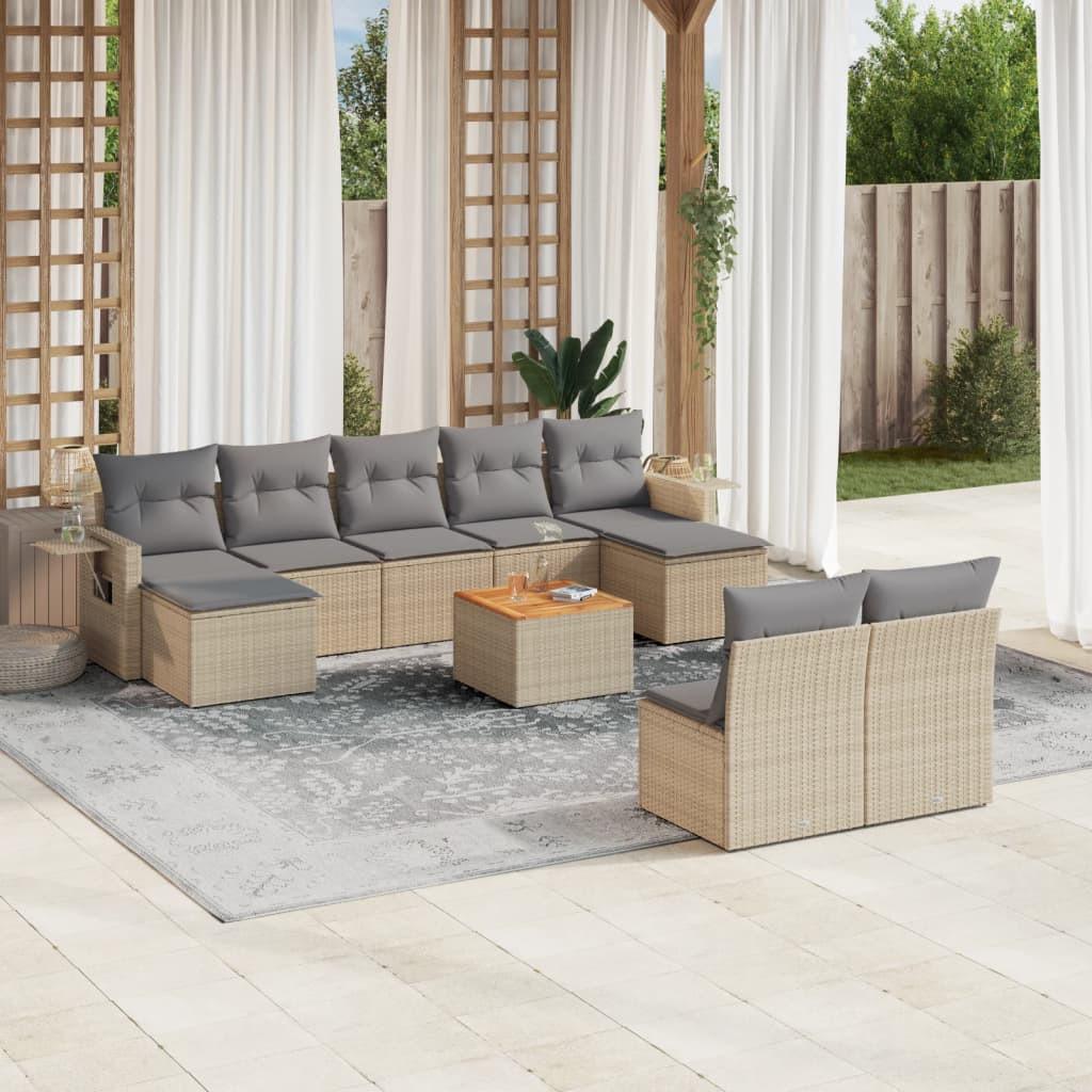 VidaXL Garten sofagarnitur poly-rattan  