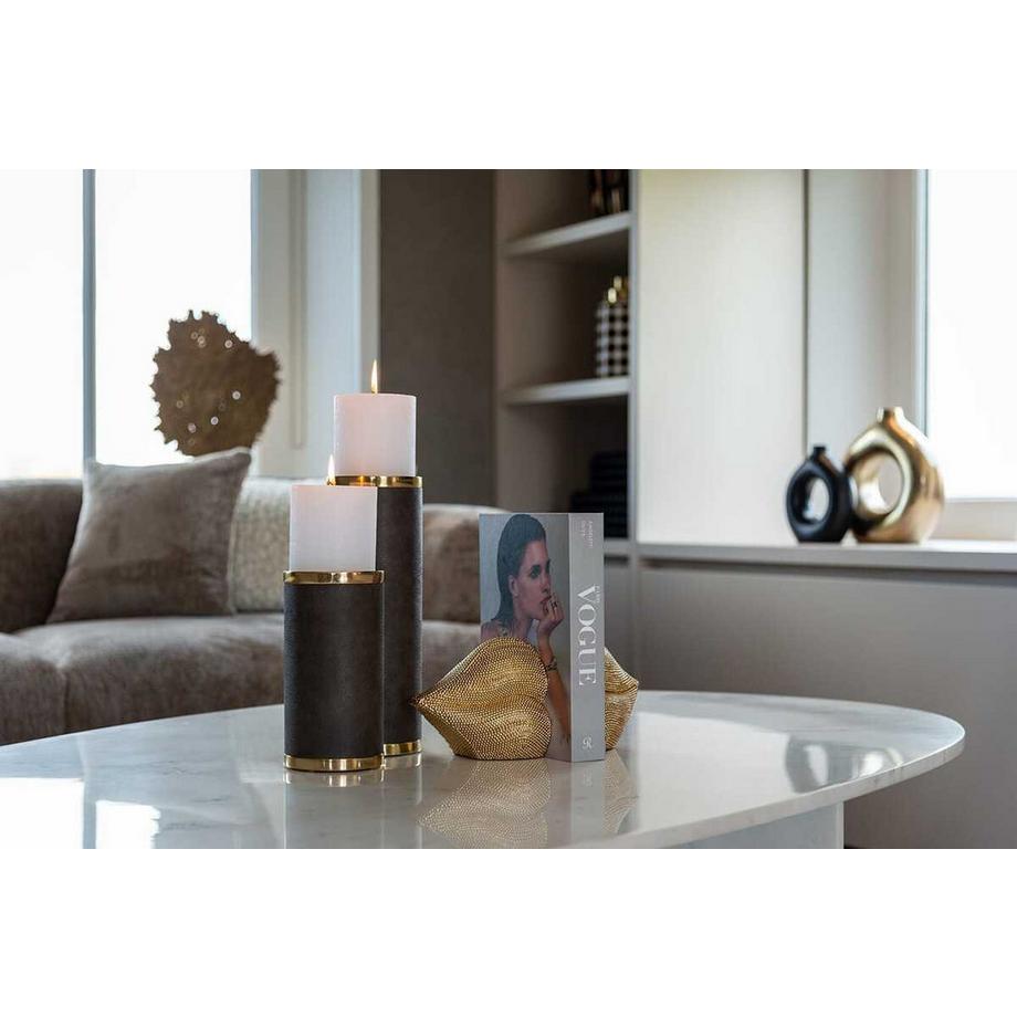 mutoni  Bücherstütze Kiss gold 