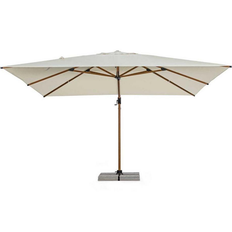 mutoni Ombrellone Orion a sbalzo 400x400 beige naturale  