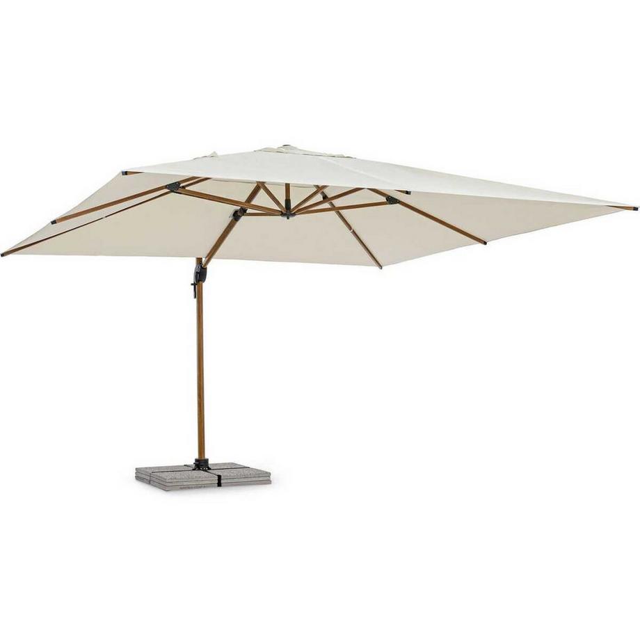 Ombrellone Orion a sbalzo 400x400 beige naturale