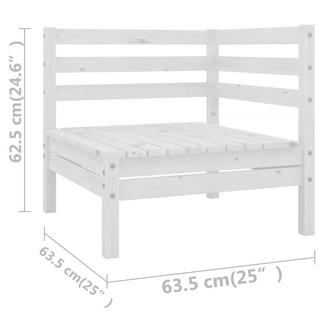 VidaXL Ensemble de meubles de jardin bois de pin  