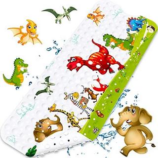 Activity-board Tapis de bain antidérapant, tapis de bain Extra Long 100x40cm, tapis de douche lavable en Machine avec ventouses, tapis de bain 100x40cm antidérapant  