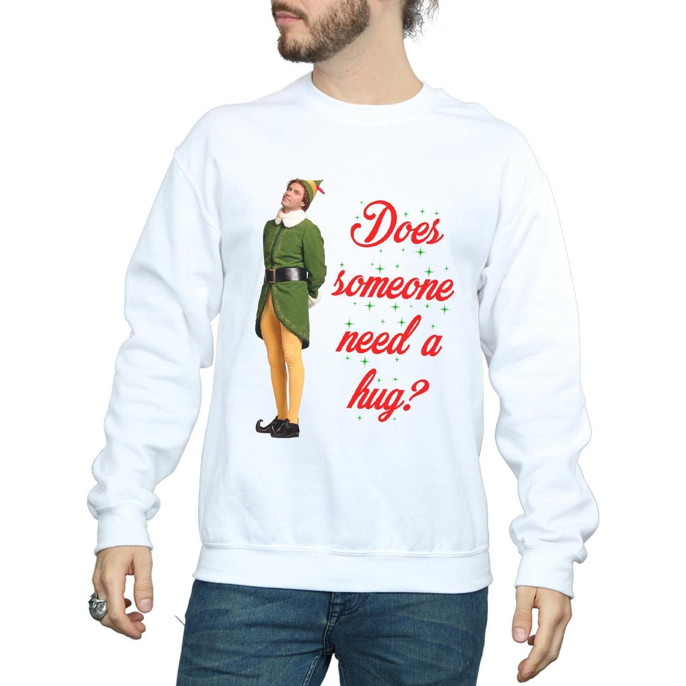 Elf Does Someone Need A Hug Sweatshirt  