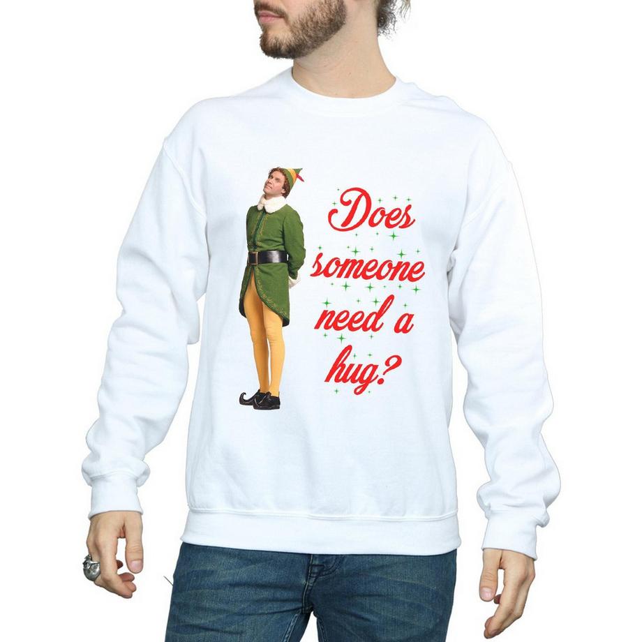 Elf Does Someone Need A Hug Sweatshirt  