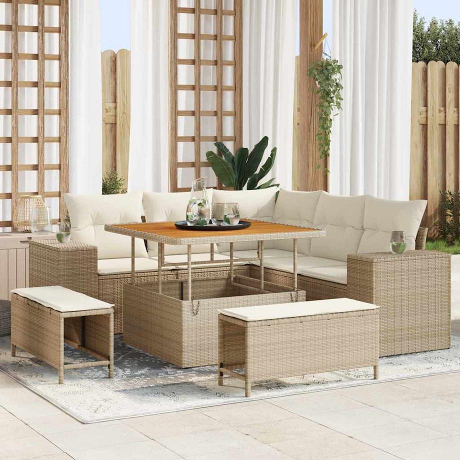 VidaXL Arredamento da Giardino Legno massello di acacia  