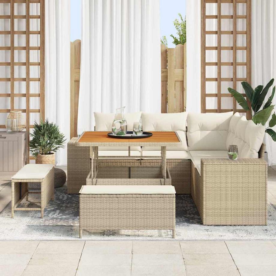 VidaXL Arredamento da Giardino Legno massello di acacia  
