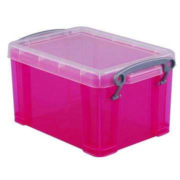 REALLY USEFUL BOX Kunststoffbox 1,6lt 68507218 transparent pink