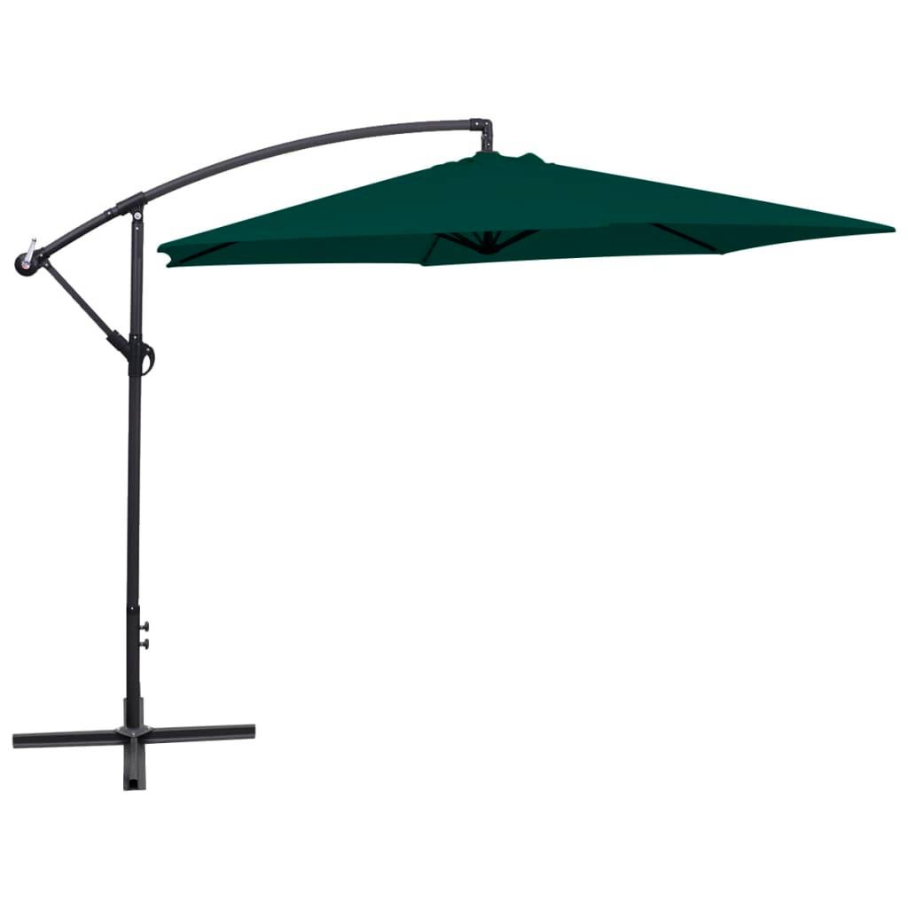 VidaXL Parasol de jardin en porte-à-faux  